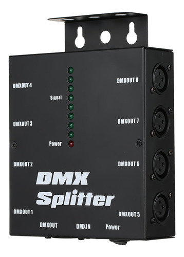 Dmx512 - Amplificador De Distribución De 8 Canales