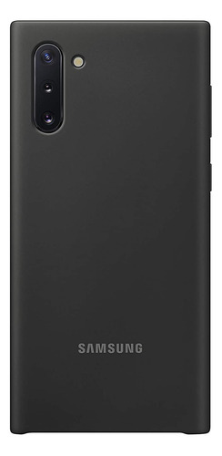 Funda Para Samsung Galaxy Note10 Silicona Negra