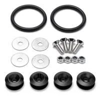 Comprar Kit Sujeta Paragolpes X2 Unidades Tuning Deportivo Negro