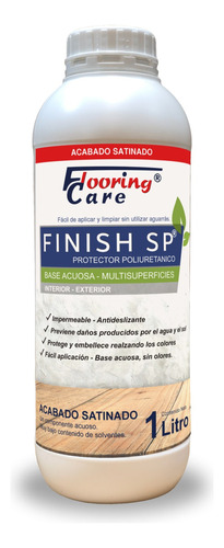 Hidrolaca Poliuretanica Finish Sp Impermeable Nva Formula 1l