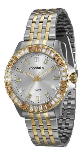 Reinativológio Mondaine Feminino Analógico Misto 94702lpmvba