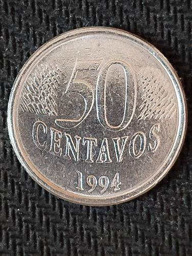Moeda Do Brasil 50 Centavos 1994 (Usado)