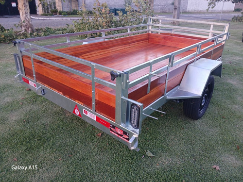 Carretinhas Reboque 1,40 X 2,50 Reforçada Pneu Novos