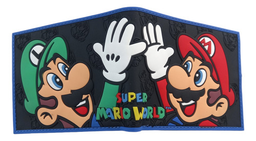 Billetera Super Mario Luigi Engomado Cartuchera