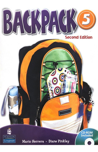 Backpack 5, De Mario Herrera And Diane Pinkley. Editorial Pearson, Tapa Blanda, Edición Second Edition En Inglés