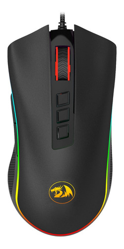 Imagen 3 de 4 de Mouse gamer de juego Redragon Cobra Chroma M711 negro