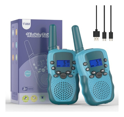 Walkie Talkie Selieve Para Niños - Recargable, 22 Canales