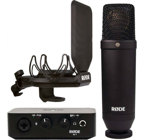 Kit Estudio Rode Nt1 & Ai-1 Rode Ai1 Nt1 + Ai 1 Con Interfaz