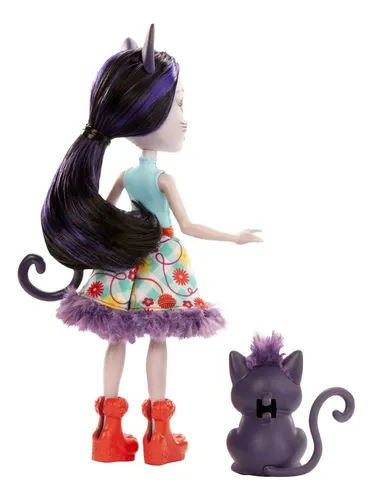 Enchantimals Ciesta - Muñeca De Gato Y Animal Escalador, M.