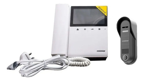 Kit Portero Visor Commax Lcd Led 4 Color Cdv43k + Cerradura
