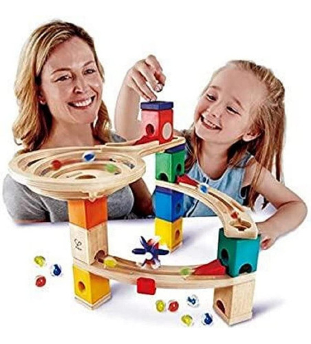 Hape Quadrilla Race To The Finish Bloques De Marble Run, Mul