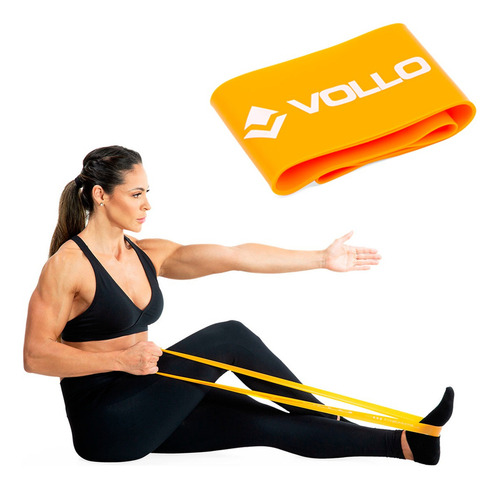 Mini Band Mini Faixa De Exercício Nível Médio Vollo Vp1053