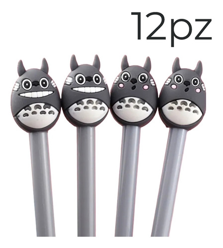 Plumas Kawaii Totoro 12 Plumas Totoro Boligrafo Kawaii