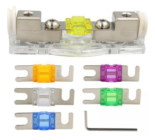4 Paquete De 2-5 Portafusibles Mini 120a Anl Con 4 Piezas