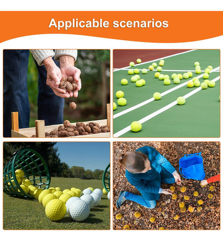 Herramienta Para Recoger Nueces Rodillo Colector Ajustable M