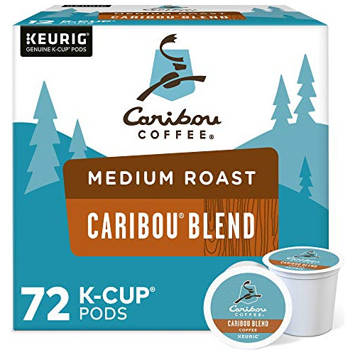 Caribou Coffee Caribou Blend, Cápsulas Keurig K-cup De Una S