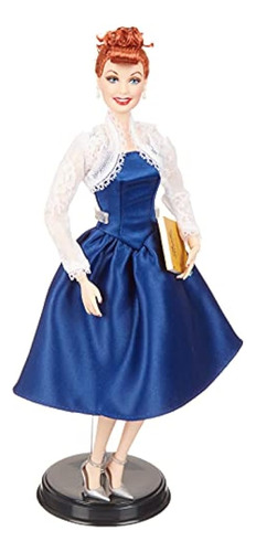 Barbie Tribute Collection Lucille Ball Doll, Con Vestido Azu