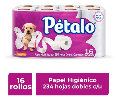 Papel Higiénico Pétalo Ultra Jumbo 16 Rollos