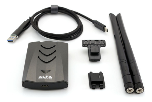 Adaptador Wi-fi Alfa De Largo Alcance De Doble Banda Ac1200