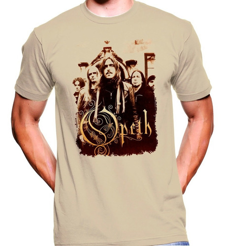 Camiseta Premium Rock Estampada Opeth Band