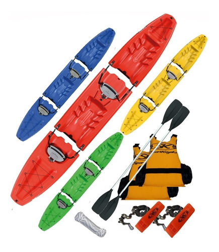 Imagen 3 de 3 de Kayak Sportkayaks Oahu Desarmable Doble Oferta Envio Gratis