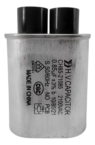 Capacitor Para Microondas 0.85 Uf 2100vac