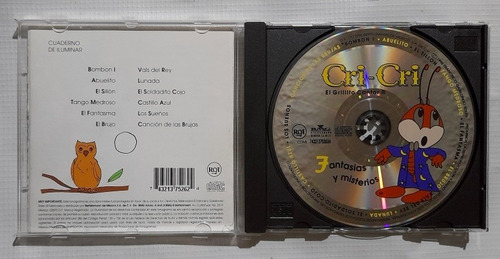 Cd Cri Cri El Grillito Cantor * Fantasias Y Misterios* Bmg (Usado)