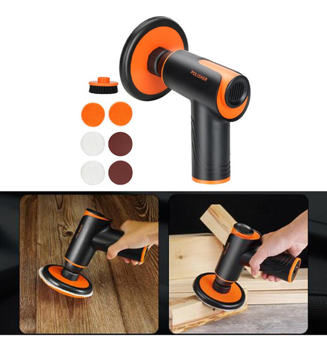 Mini Máquina Pulidora Inalámbrica Para Coche, Pulidora De