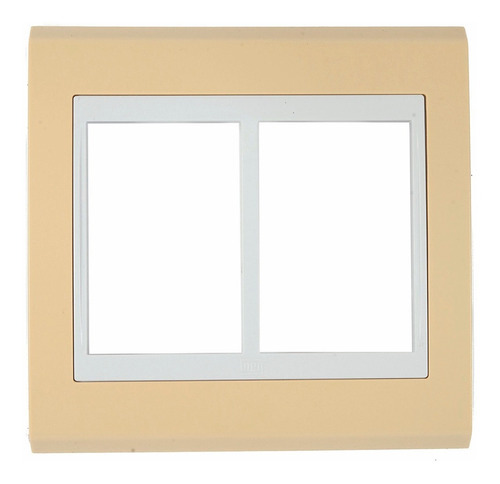 Placa Para Interruptor E Tomada 4x4 Areia 6 Módulos Weg