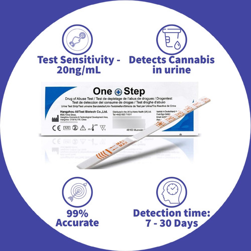 Teste Toxicológico Rápido Urina Premium - Cannabis Thc (1un)