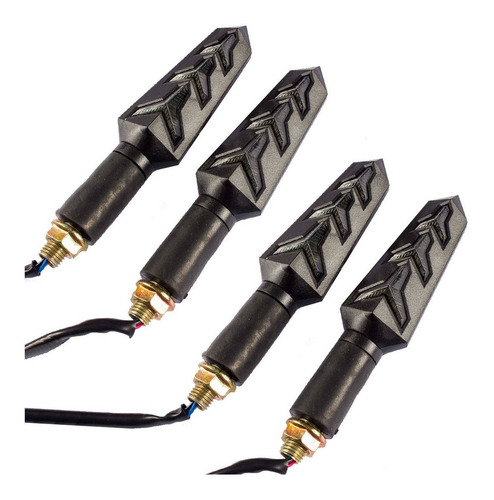 Imagem 3 de 7 de Kit 4 Piscas Sequencial Cb300 Cbx 250 Cb Twister Fan Titan