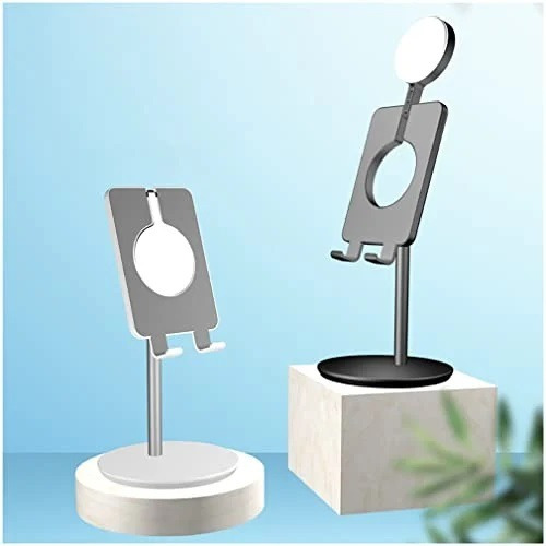 Soporte De Mesa Para Teléfono Con Luz Led 3 Tonos
