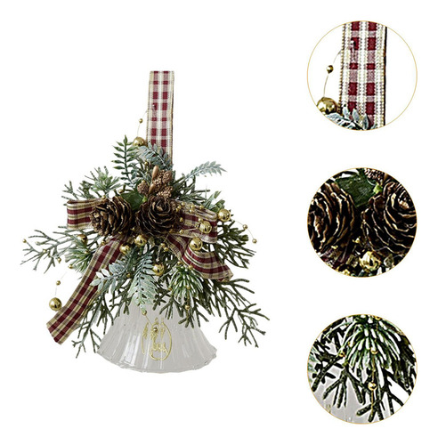 Adorno De Campana De Navidad, Decoración Colgante Estilo E