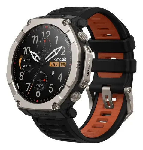 Amazfit T-rex Ultra 2 Titânio 51mm 64mb Relogio 2026 A2550 Preto