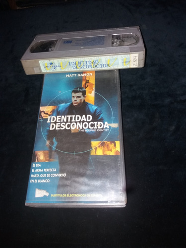 Película Identidad Desconocida Vhs