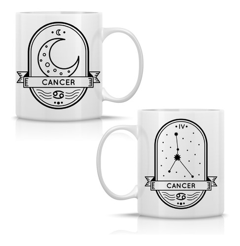 Taza Cancer Signo Zodiacal Zodiaco Horóscopo