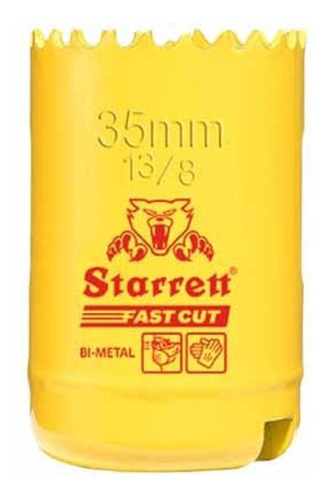 Serra Copo Fast Cut Bi-metal 1.3/8  (35mm)-starrett Fc0138-g