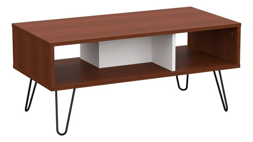 Mesa Ratona Living Centro Nórdica Patas De Hierro 90×40×45cm