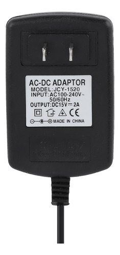 Adaptador Dc 15v 2a Ac/fonte De Alimentação Para Console De