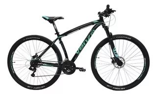 Mountain bike Venzo Shadow Series Loki Evo R29 18" 21v frenos de disco mecánico cambios Shimano color negro/teal