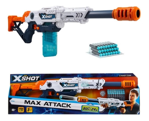 X Shot Max Attack Arma Juguete Rifle Dardos Fusil Lanzador 