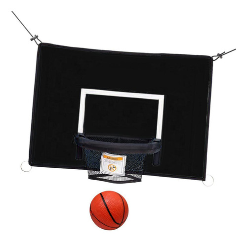 Hs Camas Elásticas Aro De Baloncesto Accesorio Negro