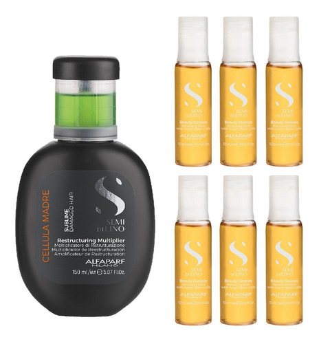 Kit Alfaparf Cellula Madre Reestructuring 150ml + 6 Ampollas