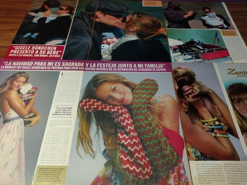 (ap045) Gisele Bundchen * Recortes Revistas Clippings (Usado)
