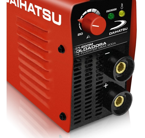 Soldadora Daihatsu S21-200m Mini Inverter Mma 200a