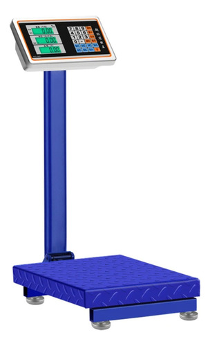 Balanza Practiksa 15037 Industrial Digital Con Plataforma Azul Precisión Y Durabilidad Para Uso Profesional