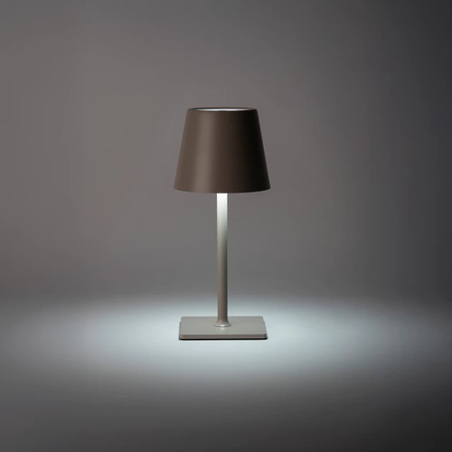 Lampara Velador Led Mini Tresa Inalábrica Usb-c Alto Rancho Estructura Gris