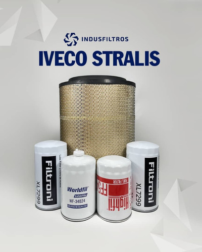 Kit De Filtros Iveco Stralis Aire/aceite/combustible/t.agua