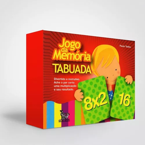 Jogo Da Memória - Tabuada - Comprar em Matrix Editora