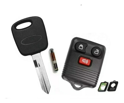 Llave Con Chip Y Control Compatible Con Ford Escape 2001-04